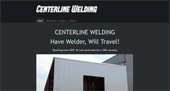 Desktop Screenshot of centerlinewelding.com