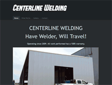 Tablet Screenshot of centerlinewelding.com